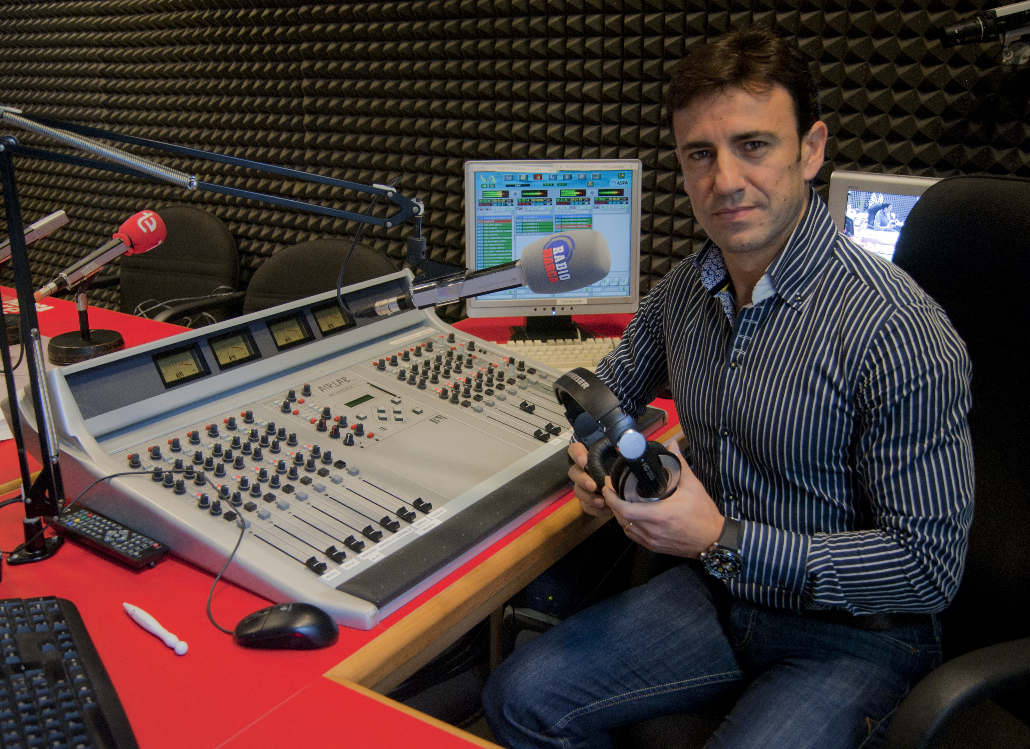 Paco Gómez Gil en cobertura deportiva 2